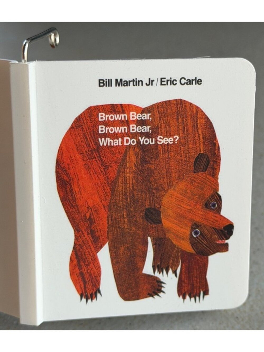 Hallmark Keepsake Artist Crafted Brown Bear, "What Do You See"? Ornament 2" Tall - Picture 3 of 12